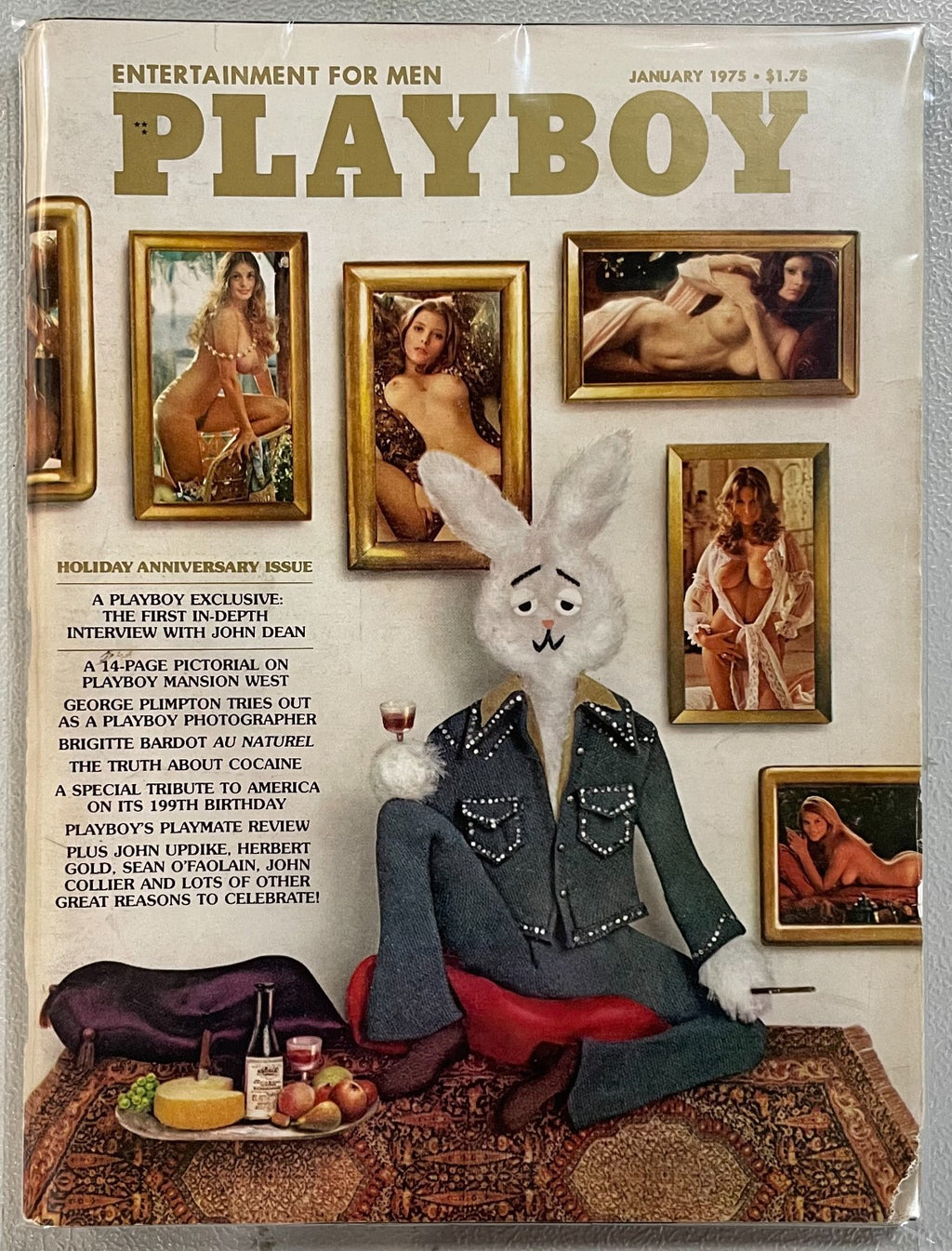 🐰 Vintage Playboy 1975 Magazines - Fair to Good Condition!!! 🔥
